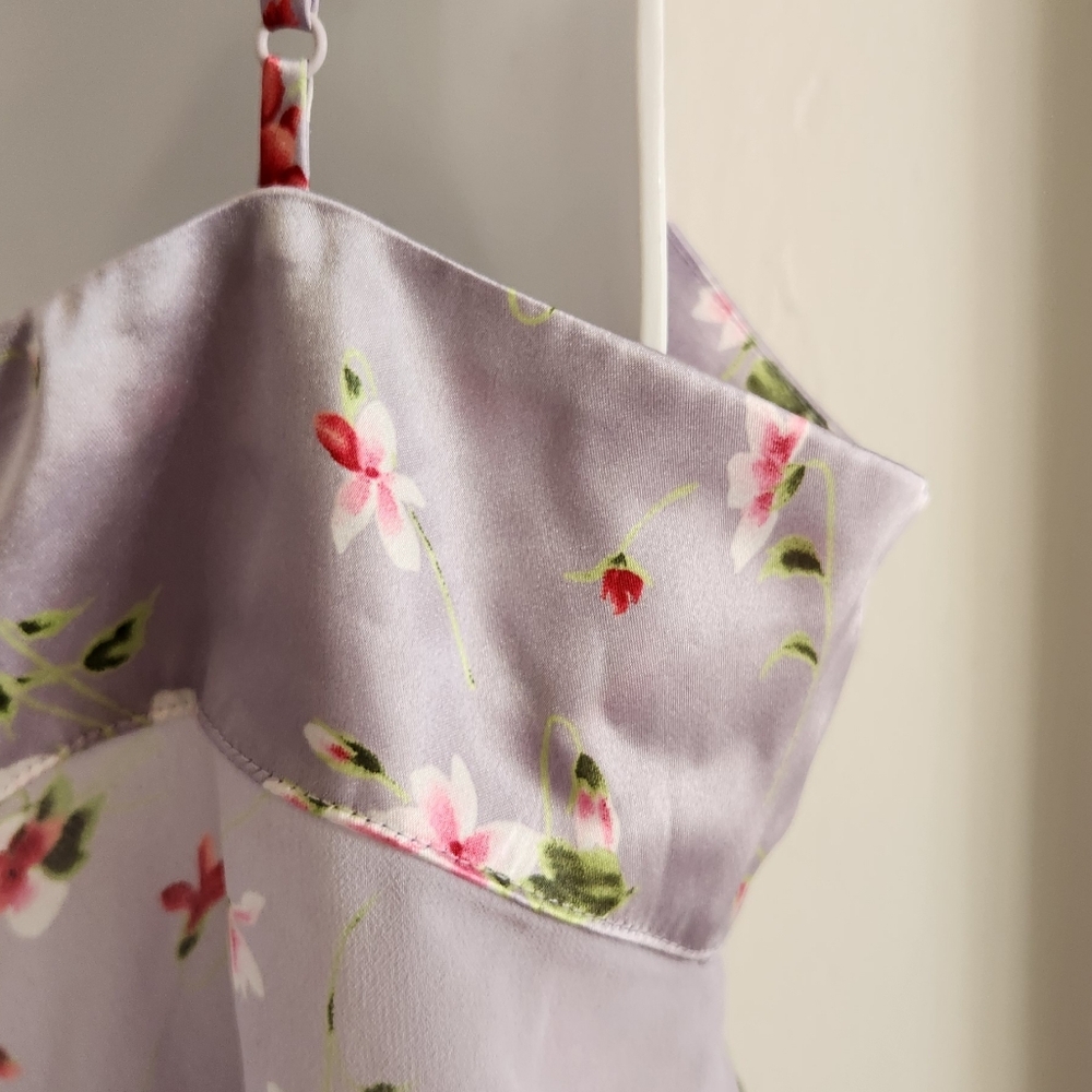 Victoria's Secret Slip Lulac Floral Dress - Picture 6 of 6
